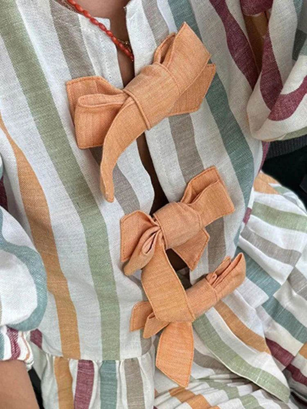 Conjunto Shorts e Camisa Laços - Sua Boutique