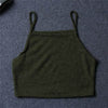 Cropped de Alça Canelado - Sua Boutique