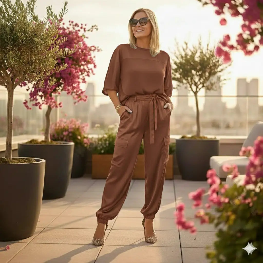 Conjunto Calça e Blusa Louise