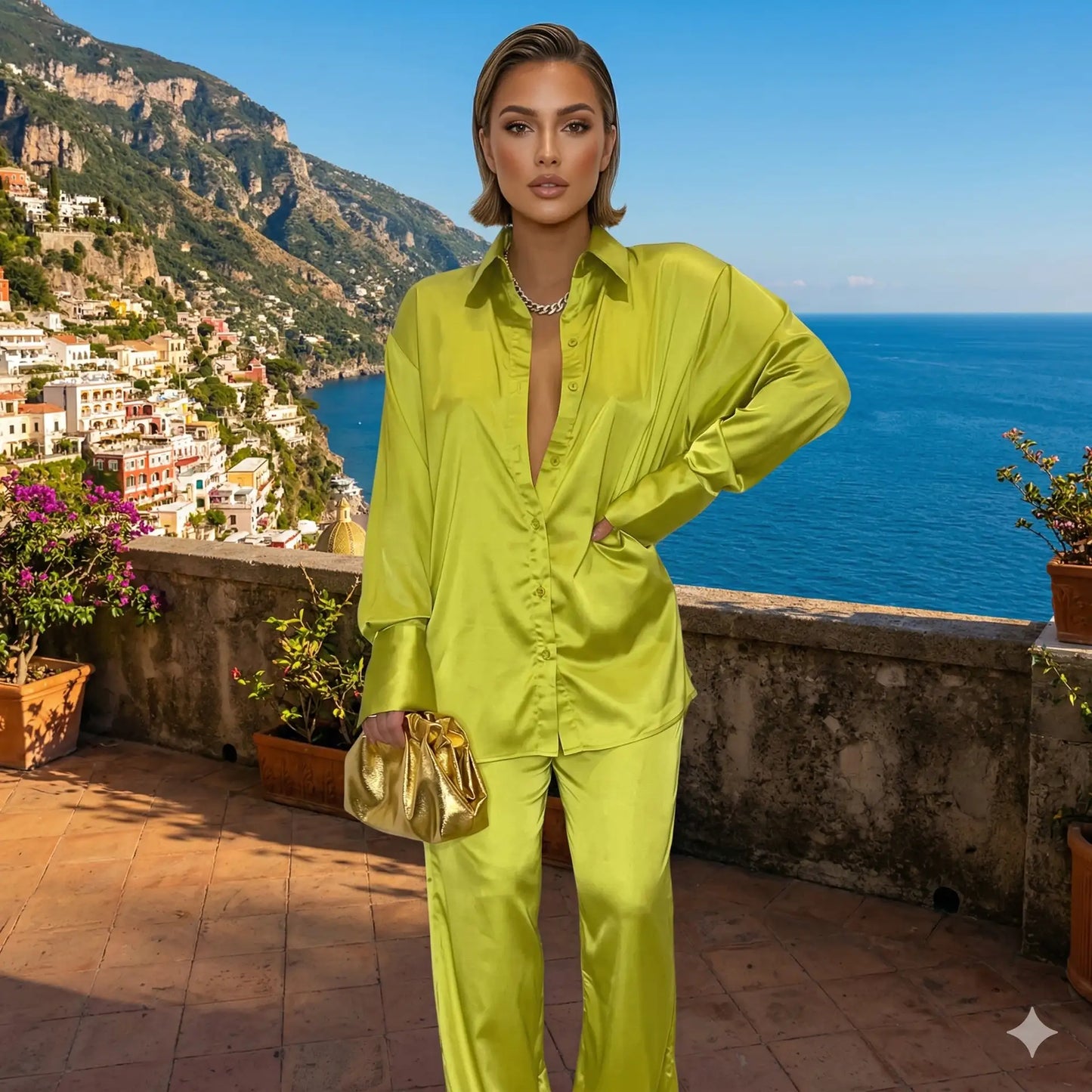 Conjunto Camisa e Calça Color