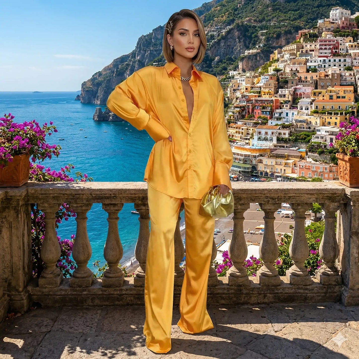 Conjunto Camisa e Calça Color