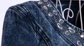 Jaqueta Denin Shine use o cupom PRIMEIRACOMPRA e garanta 12%OFF