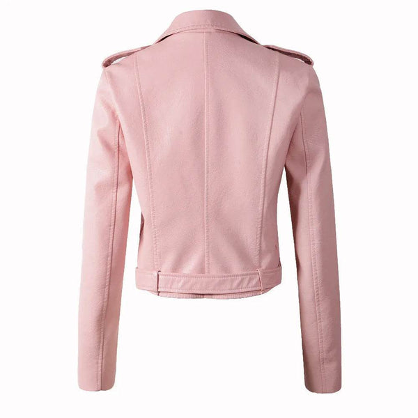 Jaqueta Fashion Couro Ecológico - Sua Boutique