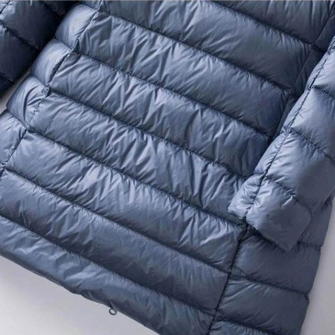 Jaqueta Longa Forrada Pluma - Sua Boutique