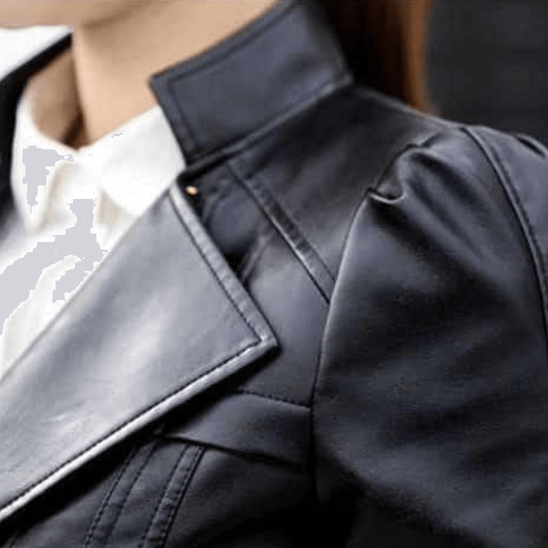 Jaqueta Slim Couro Ecológico - Sua Boutique