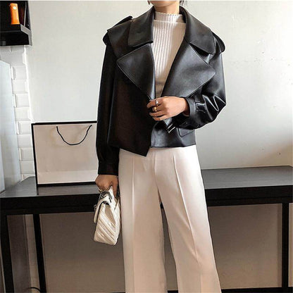 Jaqueta Vintage Couro Ecológico - Sua Boutique