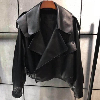 Jaqueta Vintage Couro Ecológico - Sua Boutique