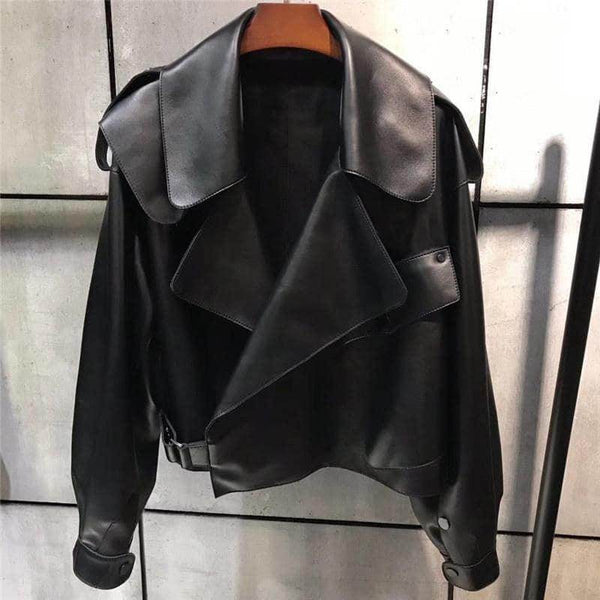 Jaqueta Vintage Couro Ecológico - Sua Boutique
