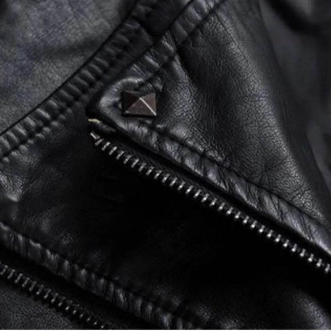 Jaqueta Ziper Diagonal Couro Ecológico - Sua Boutique