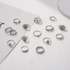 Kit 15 Anéis Glamour - Sua Boutique