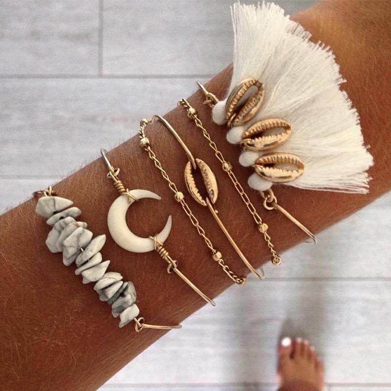 Kit Pulseiras Franja - Sua Boutique