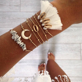 Kit Pulseiras Franja - Sua Boutique