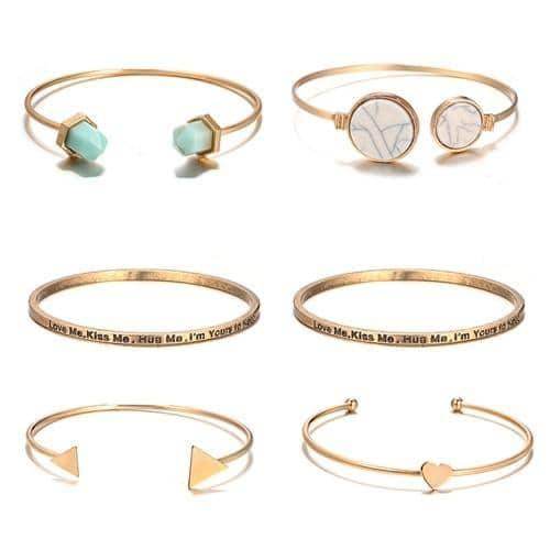 Kit Pulseiras Pedras - Sua Boutique