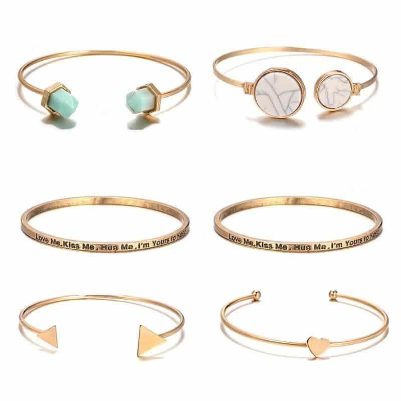 Kit Pulseiras Pedras - Sua Boutique