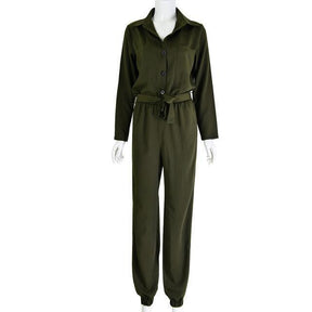 Macacão Feminino Jumpsuits Militar use o cupom PRIMEIRACOMPRA e garanta 12%OFF
