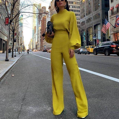 Macacão Feminino Mangas Bufantes - Sua Boutique