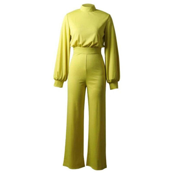 Macacão Feminino Mangas Bufantes - Sua Boutique