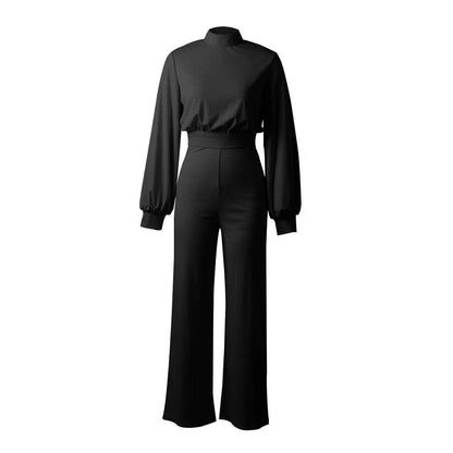 Macacão Feminino Mangas Bufantes - Sua Boutique