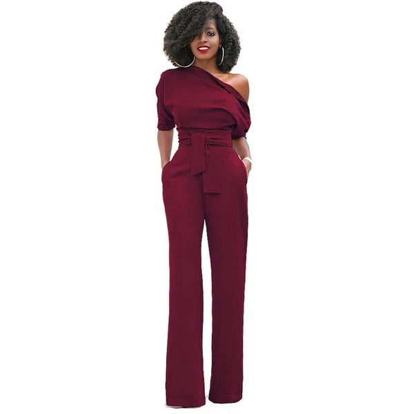 Macacão Ombro a Ombro Officewear - Sua Boutique