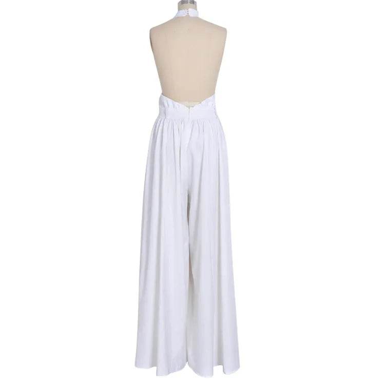 Macacão Pantalona- Decote Cruzado - Sua Boutique