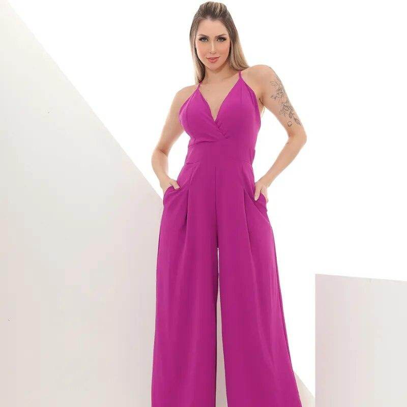 Macacão Pantalona Califórnia - Sua Boutique