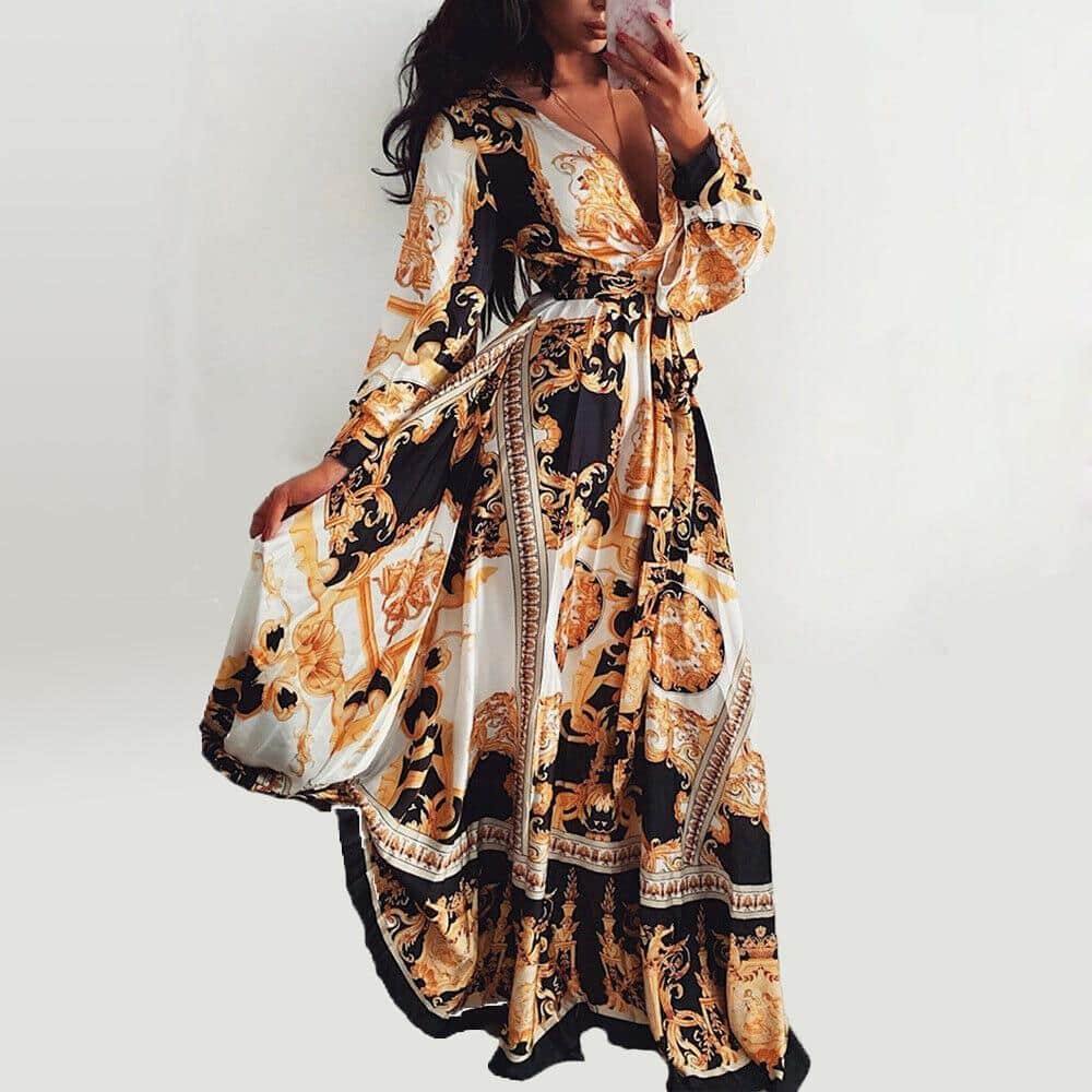 Maxxi Dress Floral use o cupom PRIMEIRACOMPRA e garanta 12%OFF