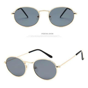 Óculos de Sol - Oval Vintage Metal use o cupom PRIMEIRACOMPRA e garanta 12%OFF