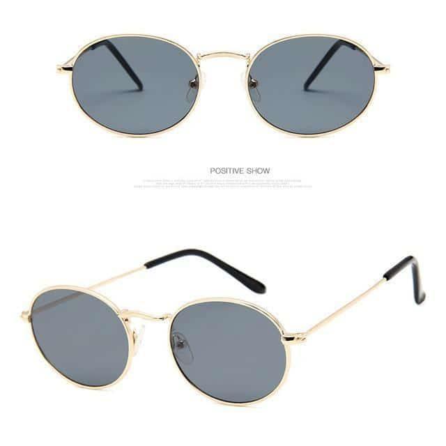 Óculos de Sol - Oval Vintage Metal use o cupom PRIMEIRACOMPRA e garanta 12%OFF