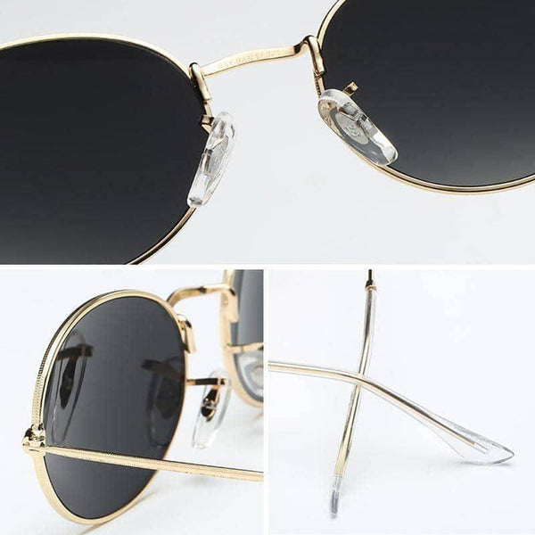 Óculos de Sol - Oval Vintage Metal - Sua Boutique