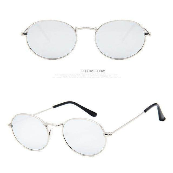 Óculos de Sol - Oval Vintage Metal - Sua Boutique