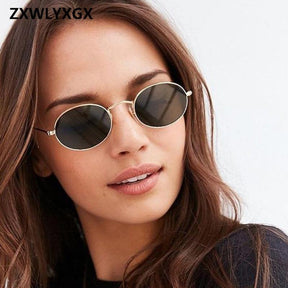 Óculos de Sol - Oval Vintage Unissex Steam use o cupom PRIMEIRACOMPRA e garanta 12%OFF