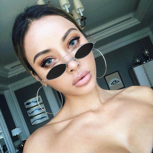 Óculos de Sol Oval Retrô Lady - Sua Boutique