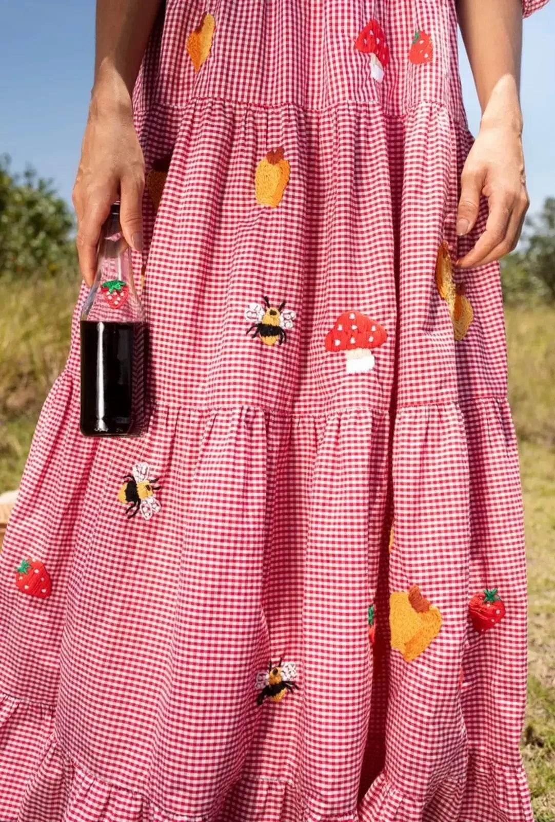 Vestido Boho Bordado - Sua Boutique