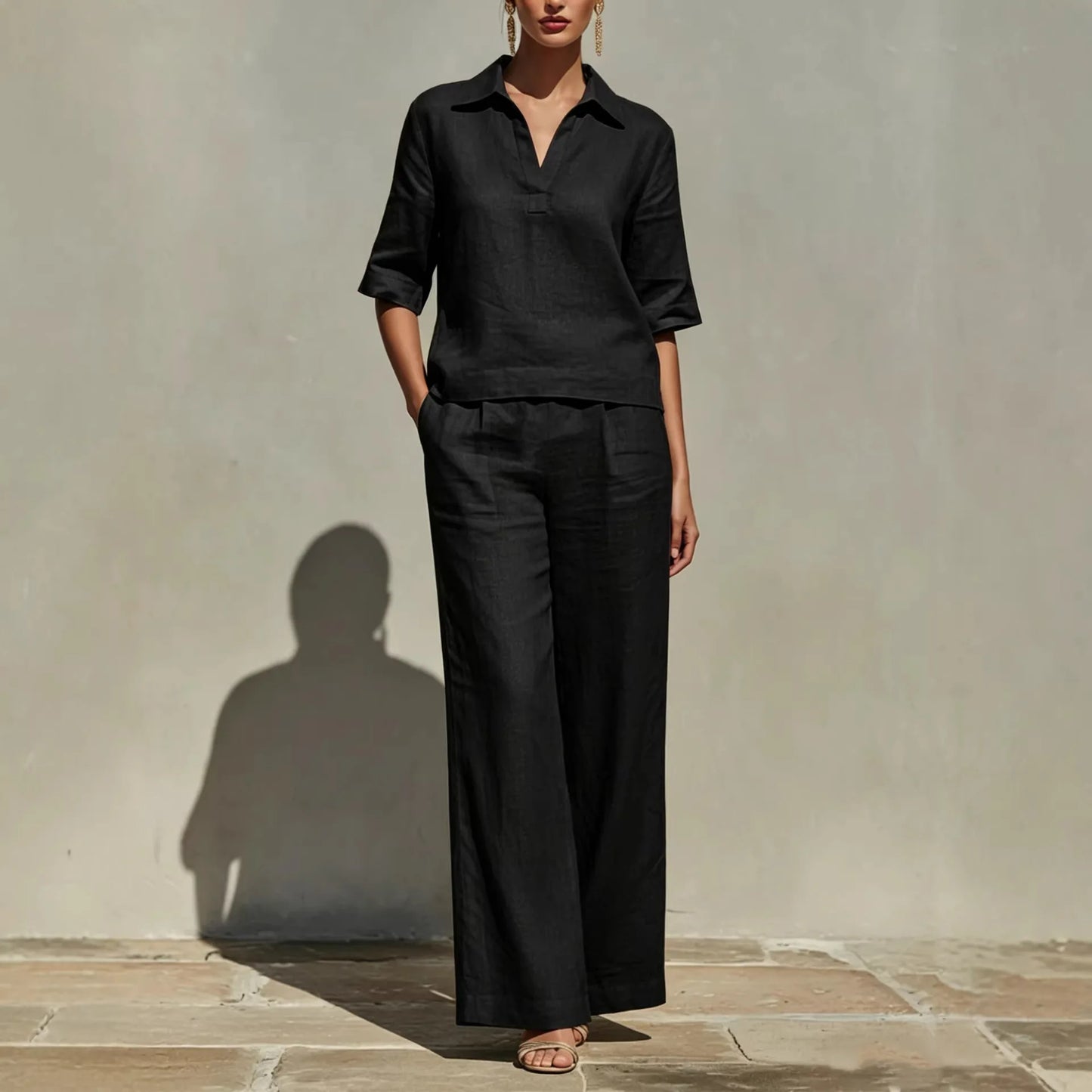 Conjunto Calça e Camisa Doha