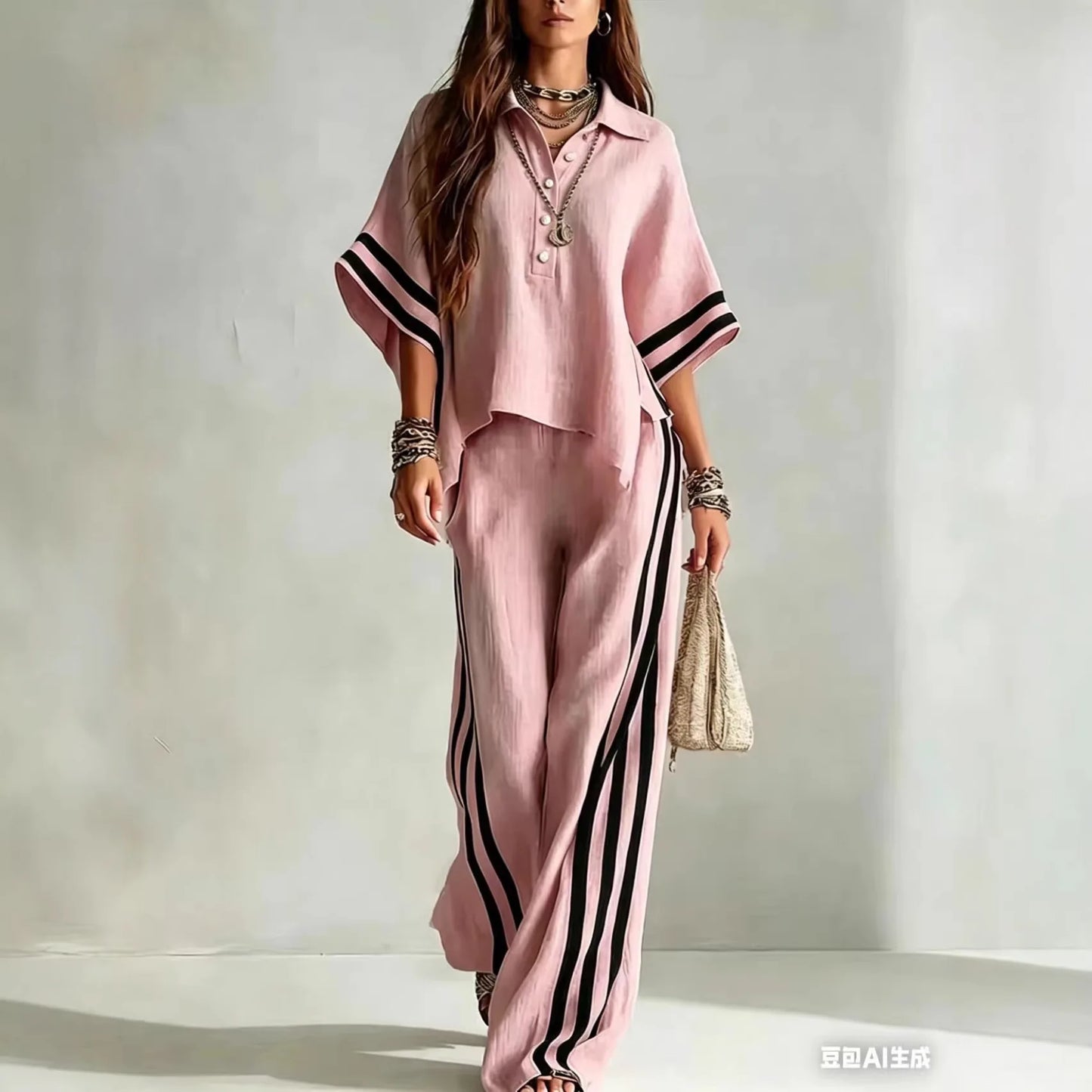 Conjunto Calça e Blusa Panamá