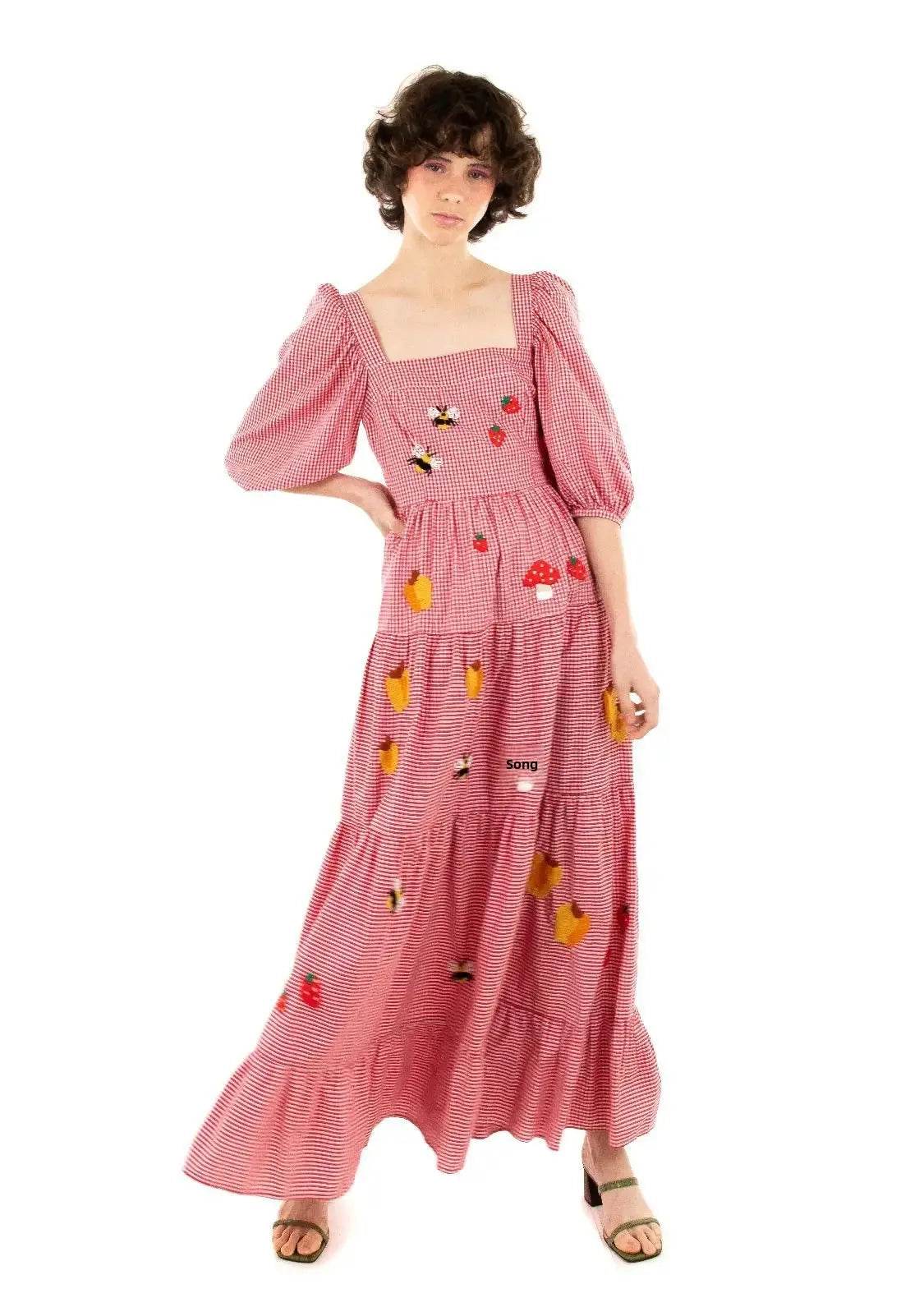 Vestido Boho Bordado - Sua Boutique