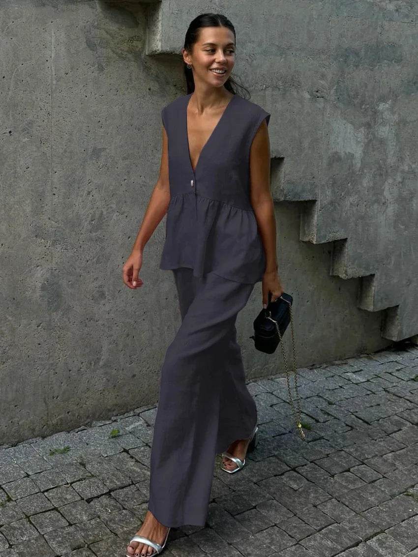 Conjunto Calça e Blusa Anastacia - Sua Boutique