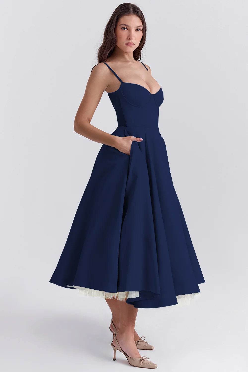 Vestido Midi Lady - Sua Boutique