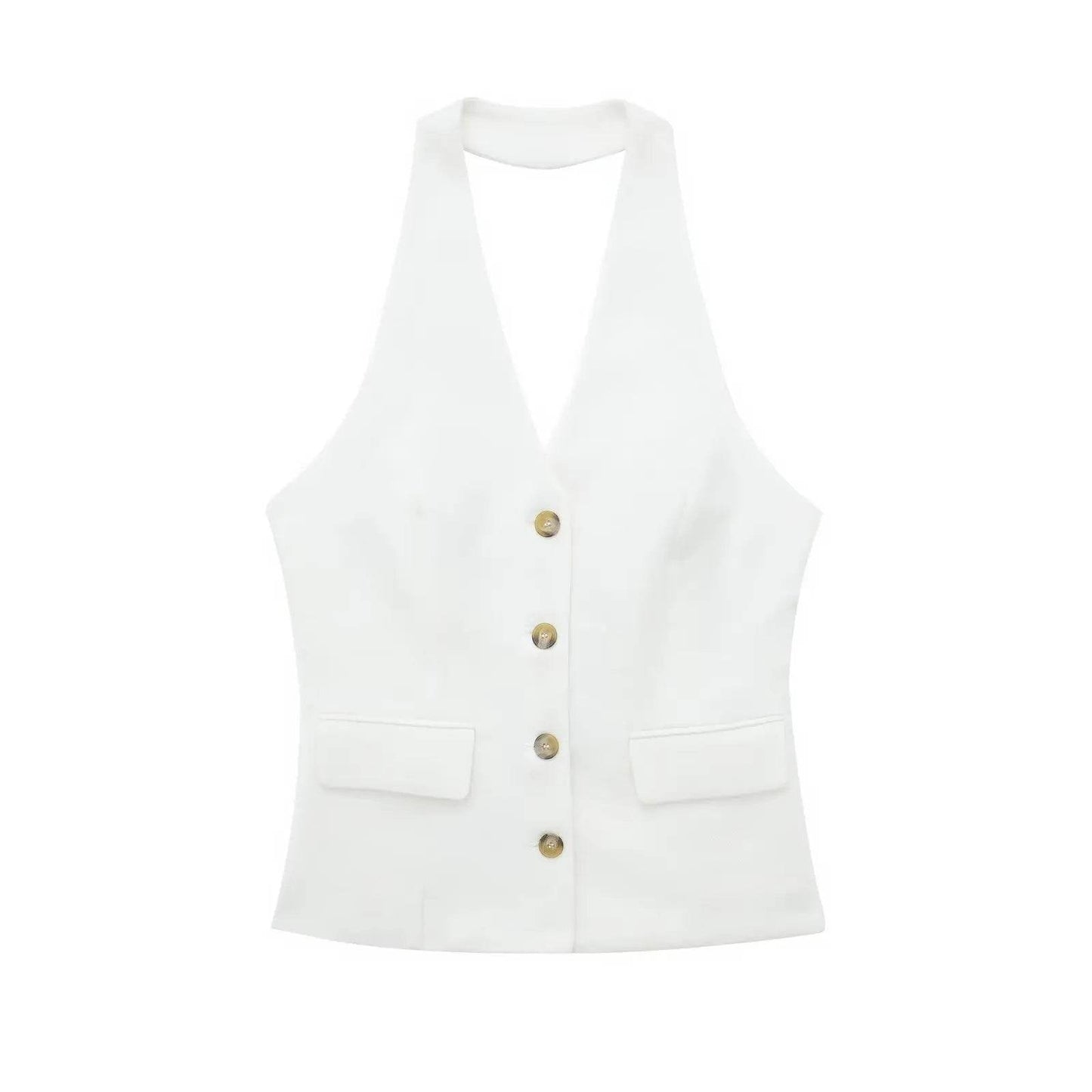 Conjunto Calça e Colete Frente Única Zuza - Sua Boutique