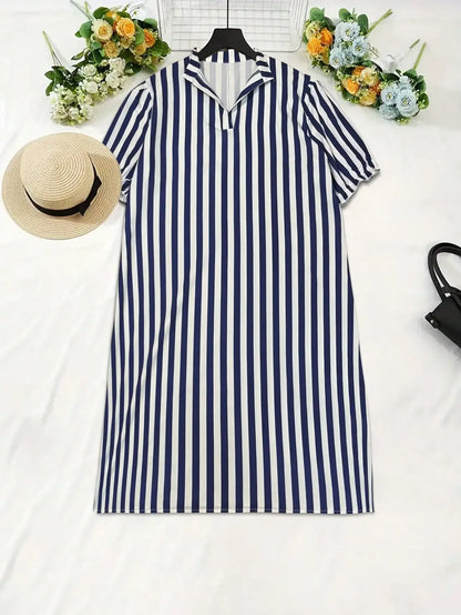 Vestido Listrado Palermo - Sua Boutique