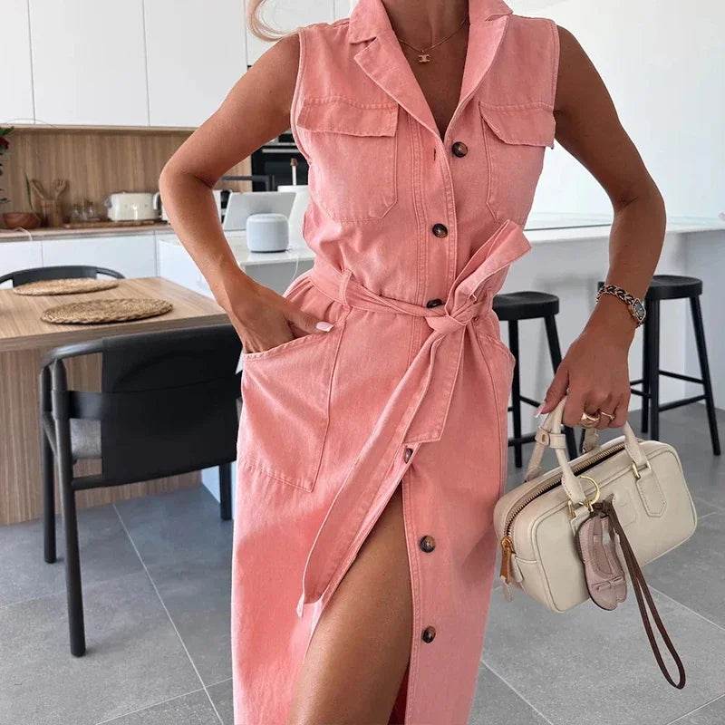 Vestido Denin Cecilia - Sua Boutique