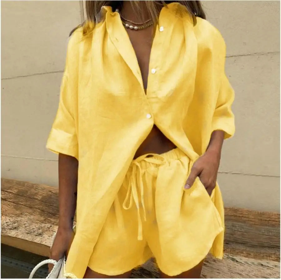 Conjunto Shorts e Camisa Capri