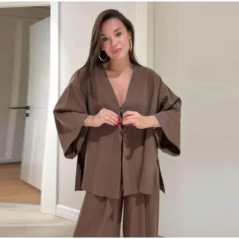 Conjunto Calça e Camisa Kay - Sua Boutique