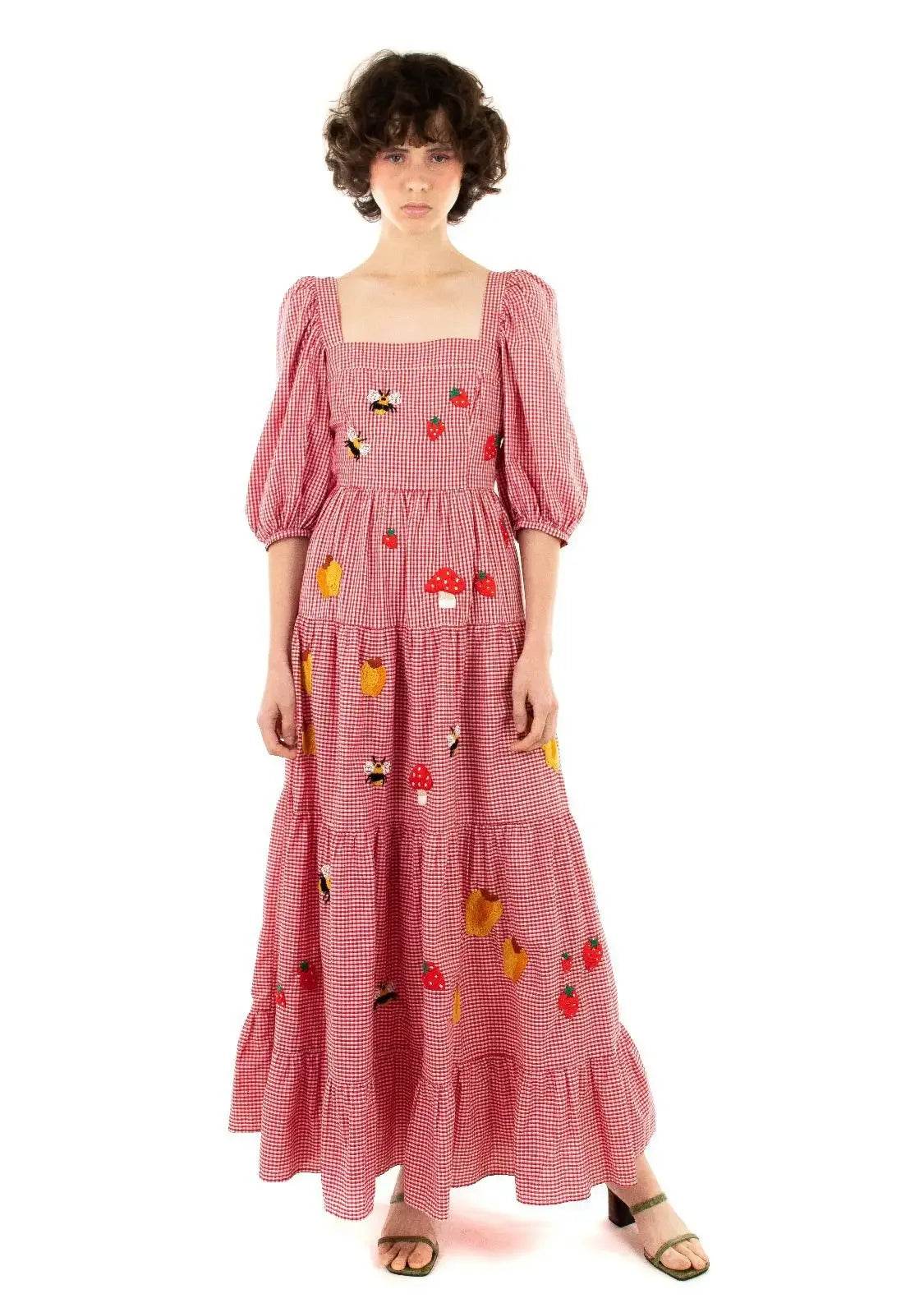 Vestido Boho Bordado - Sua Boutique