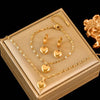 Conjunto Colar,pulseira,brinco Amanda Banhado em Ouro 18K - Sua Boutique