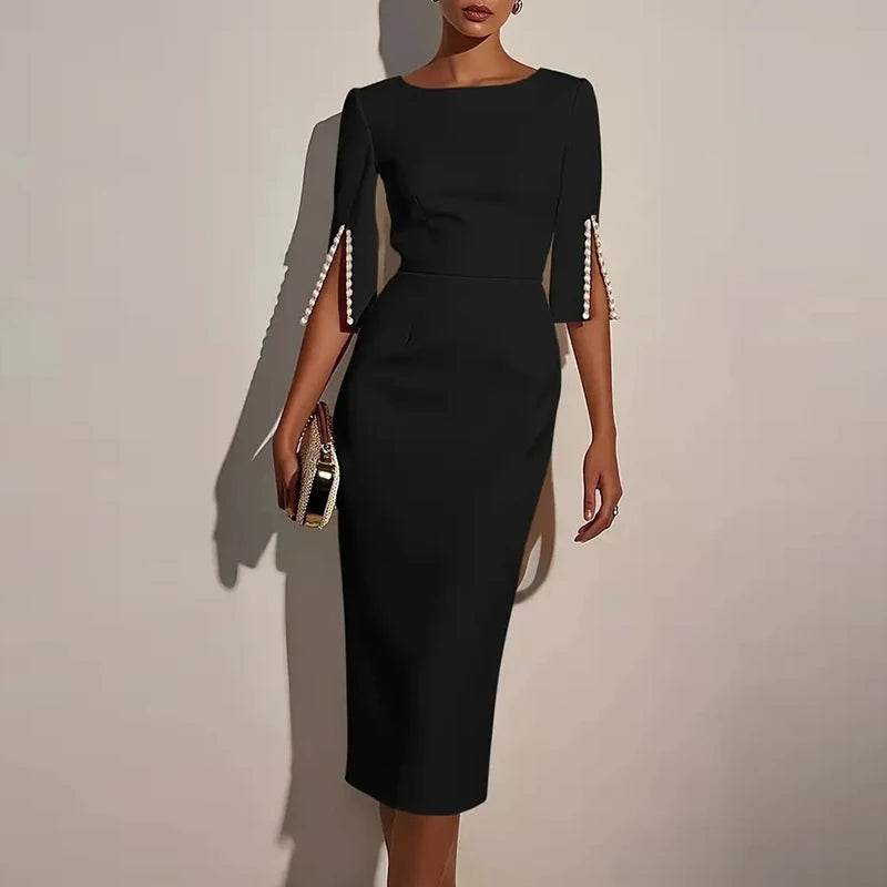 Vestido Midi Elegance Lady - Sua Boutique