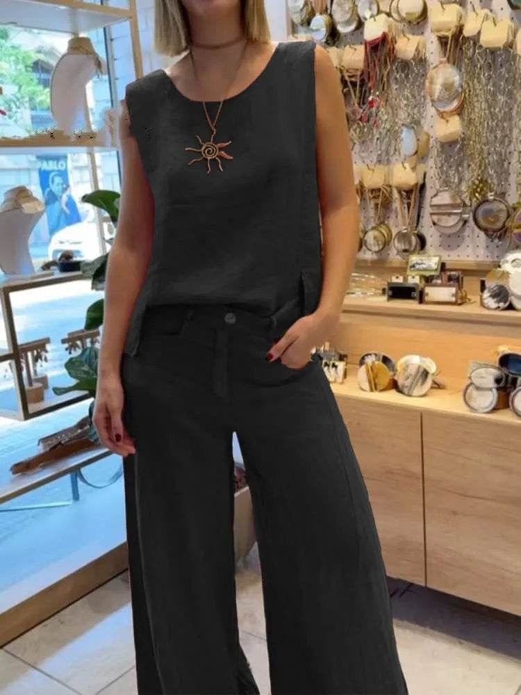 Conjunto Calça e Regata Helana - Sua Boutique