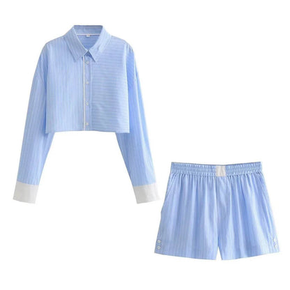 Conjunto Shorts e Camisa Valentina - Sua Boutique