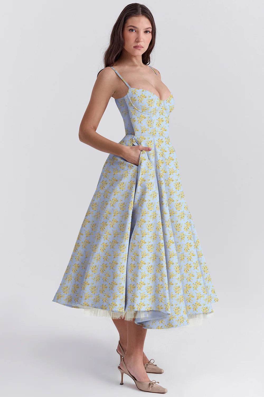 Vestido Midi Lady - Sua Boutique