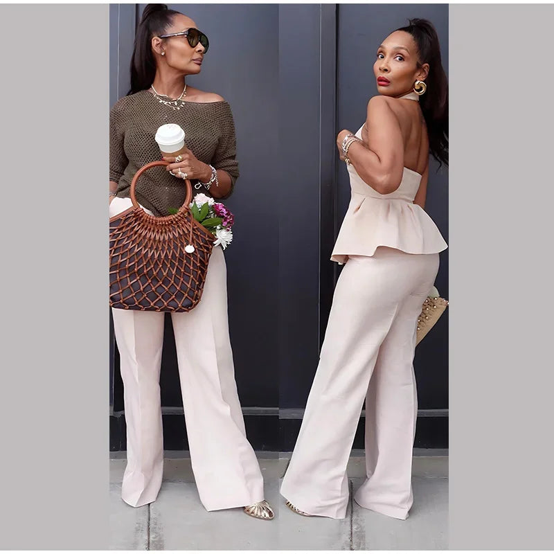 Conjunto Calça e Top Frente Única Martina